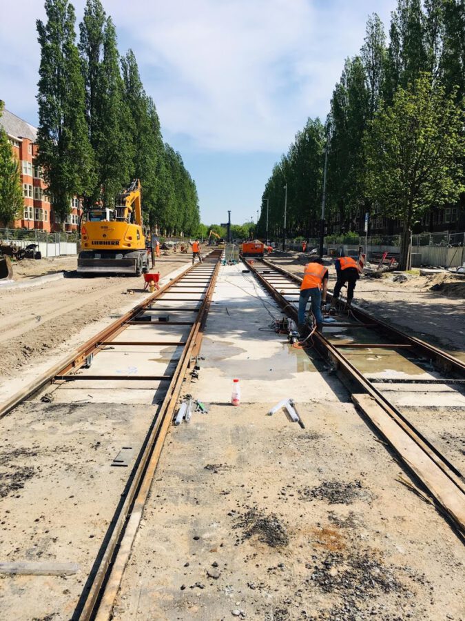 Amsterdam, trambaan Rivierenbuurt